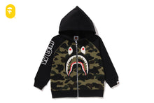 1ST CAMO SHARK PATCH ZIP HOODIE