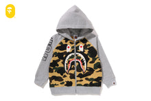 1ST CAMO SHARK PATCH ZIP HOODIE