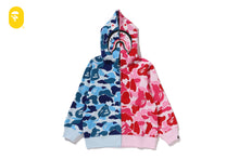 ABC CAMO MULTI SHARK ZIP HOODIE