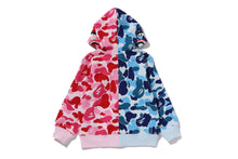 ABC CAMO MULTI SHARK ZIP HOODIE