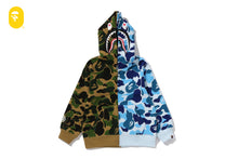 ABC CAMO MULTI SHARK ZIP HOODIE