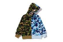 ABC CAMO MULTI SHARK ZIP HOODIE