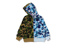 ABC CAMO MULTI SHARK ZIP HOODIE