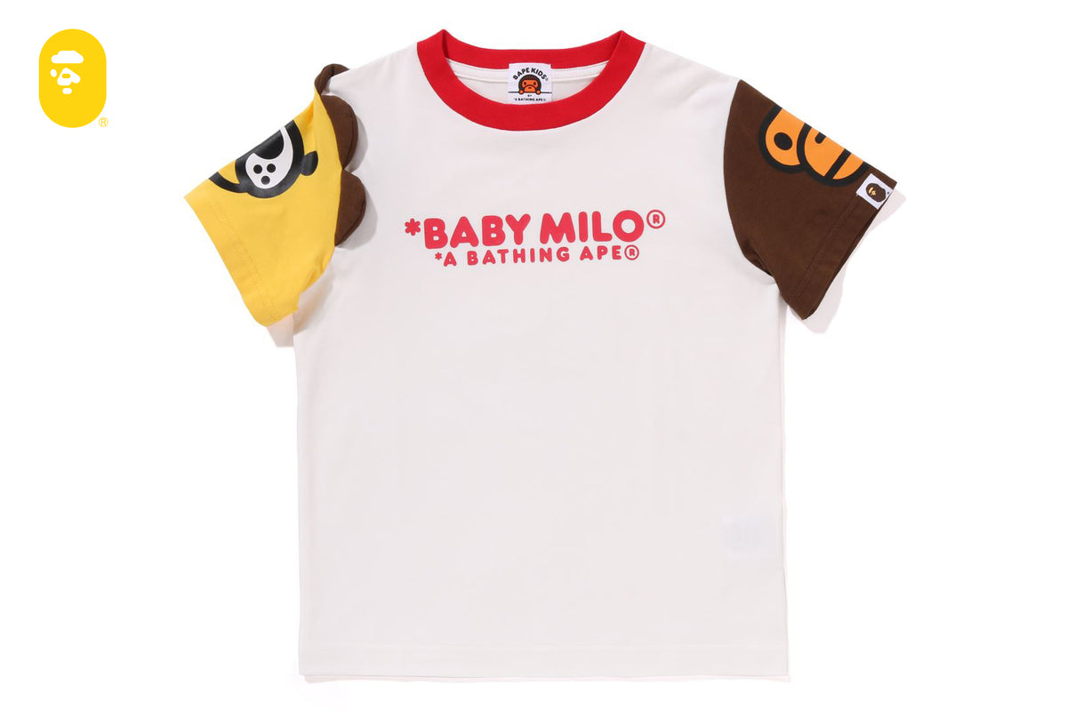 MILO FRIENDS SLEEVES TEE | bape.com