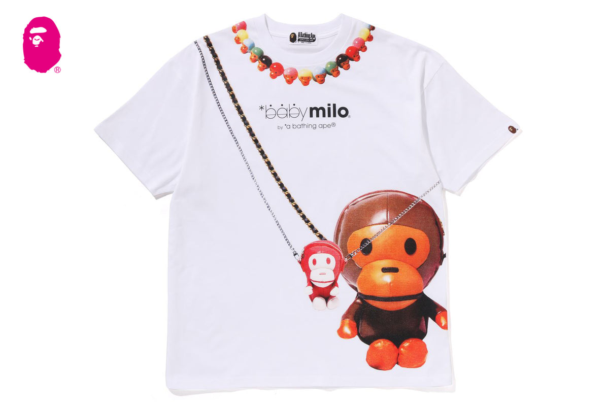 BABY MILO 総柄パーカー Mサイズ A BATHING APE（アベイシングエイプ）の「BABY MILO ALPHABET