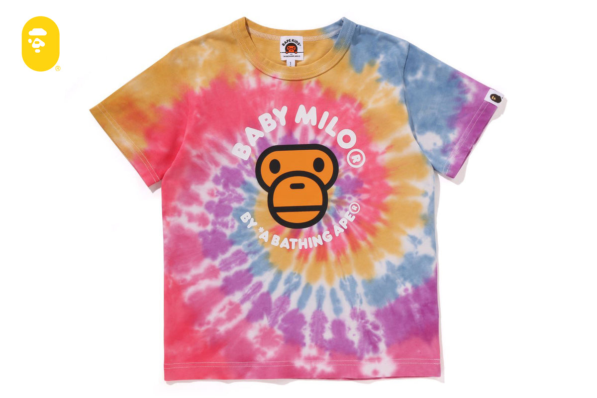 BABY MILO TIE DYE TEE | bape.com