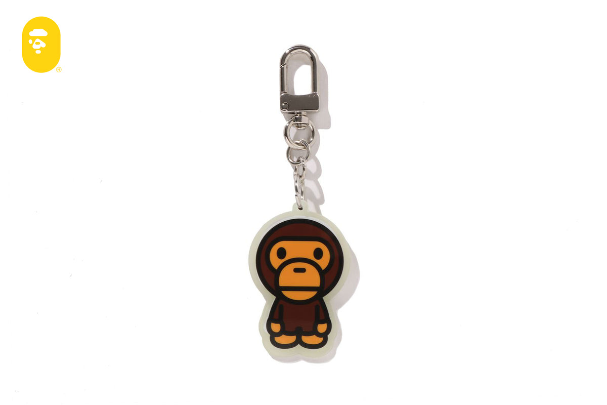 BABY MILO SKULL ACRYLIC KEYCHAIN | bape.com
