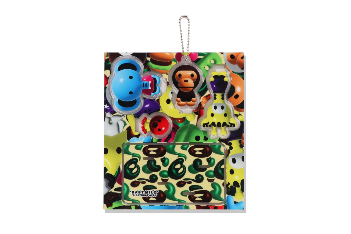 3D MILO ALL FRIENDS ACRYLIC STAND KEYCHAIN | bape.com