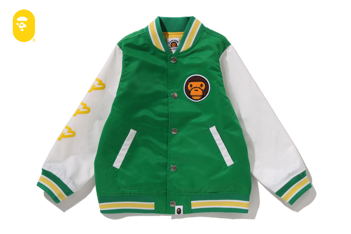 BABY MILO VARSITY JACKET | bape.com