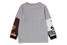 BABY MILO SKULL LAYERED SLEEVES LS TEE