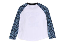 WILD LEOPARD PATTERN BABY MILO RAGLAN LS TEE
