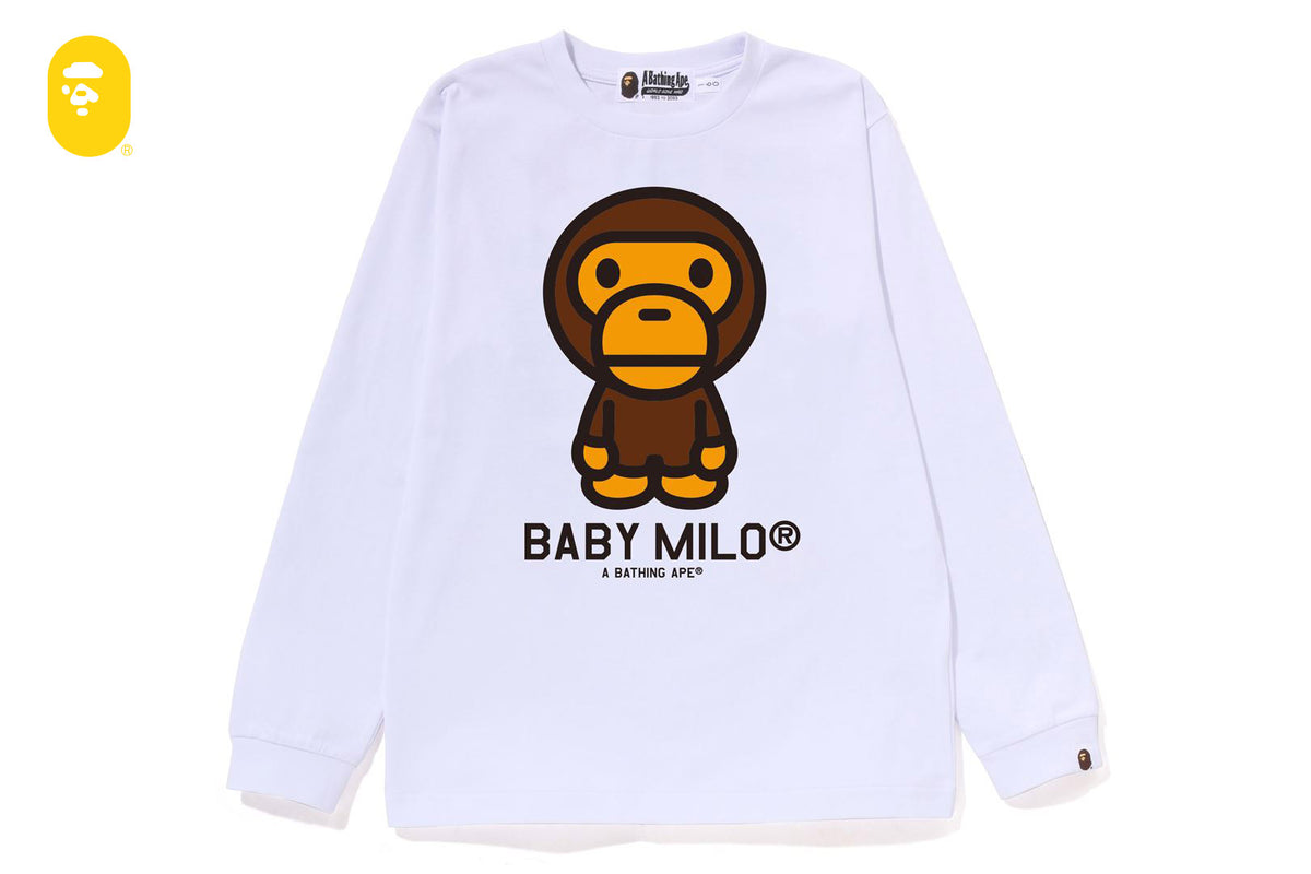 BABY MILO LS TEE | bape.com