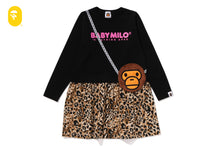 WILD LEOPARD PATTERN MILO POCHETTE DRESS