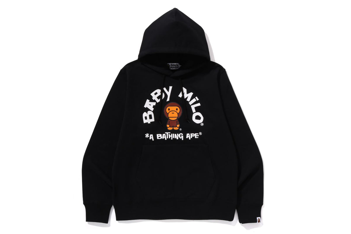 BABY MILO COLLEGE PULLOVER HOODIE bape