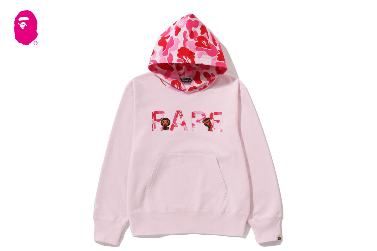ABC CAMO LOGO WITH BABY LISA PULLOVER HOODIE | bape.com