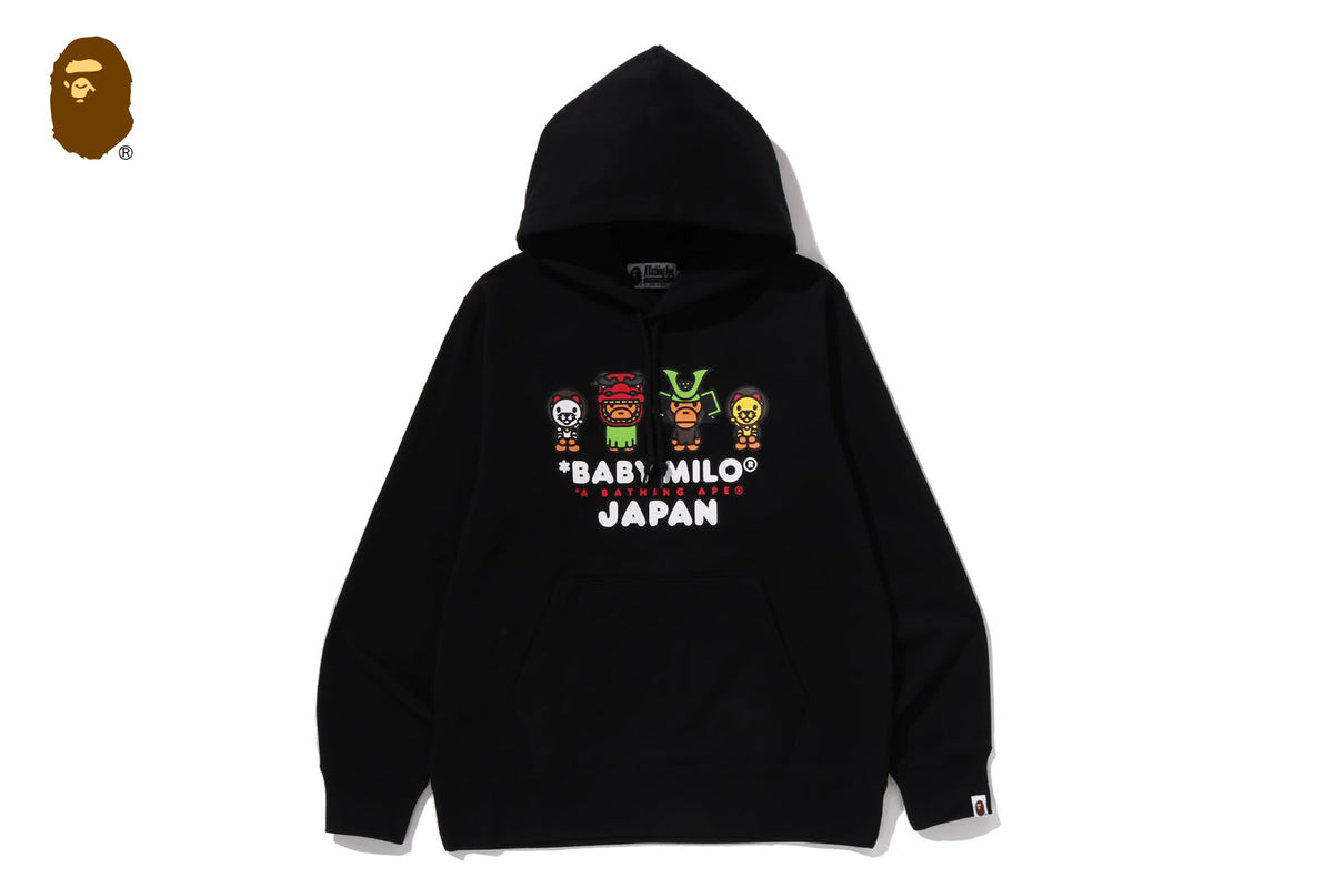 BABY MILO JAPAN PULLOVER HOODIE | bape.com
