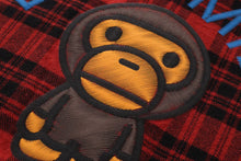 CHECK BABY MILO EMBROIDERY PRINT SHIRT