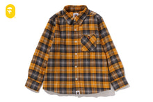 CHECK BABY MILO EMBROIDERY PRINT SHIRT