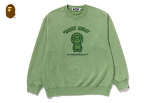 GARMENT DYE BABY MILO RELAXED FIT CREWNECK SWEATSHIRT