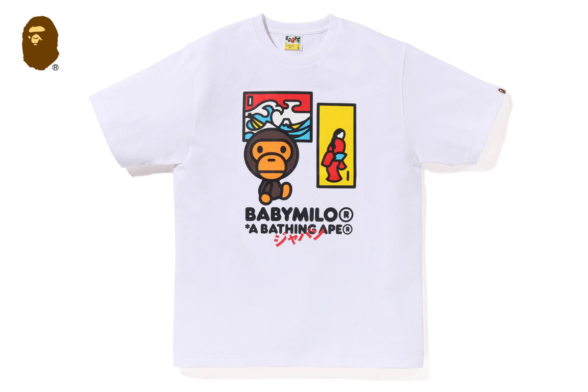 2024春夏【A BATHING APE】BABY MILO JAPAN TEE Tシャツ JAPAN ART BABY MILO TEE | bape.com