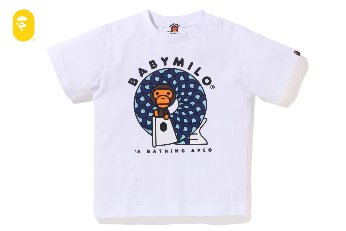 KOINOBORI ON BABY MILO TEE | bape.com