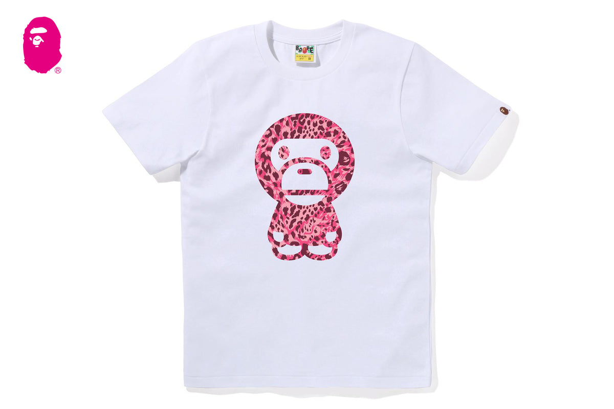 希少3XL 新品未使用 BAPE LEOPARD RLX TEE A BATHING APE® Wild Leopard Pattern College Relaxed Fit Tee | Bape