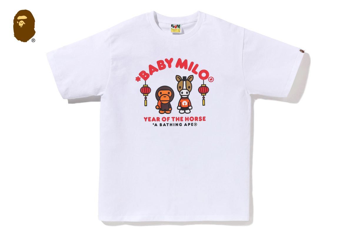 YEAR OF THE HORSE BABY MILO TEE | bape.com YEAR OF THE HORSE BABY MILO TEE | bape.com