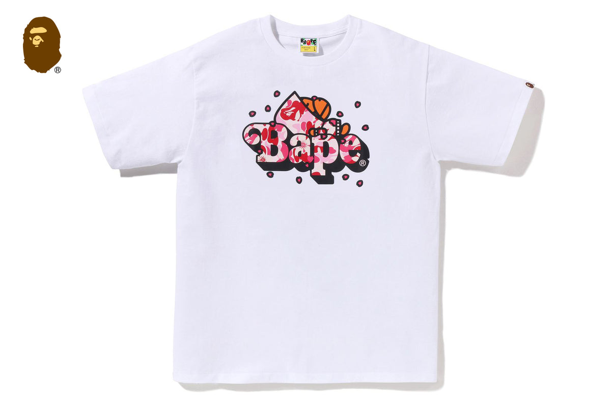 ABC SAKURA CAMO MILO ON BAPE TEE | bape.com