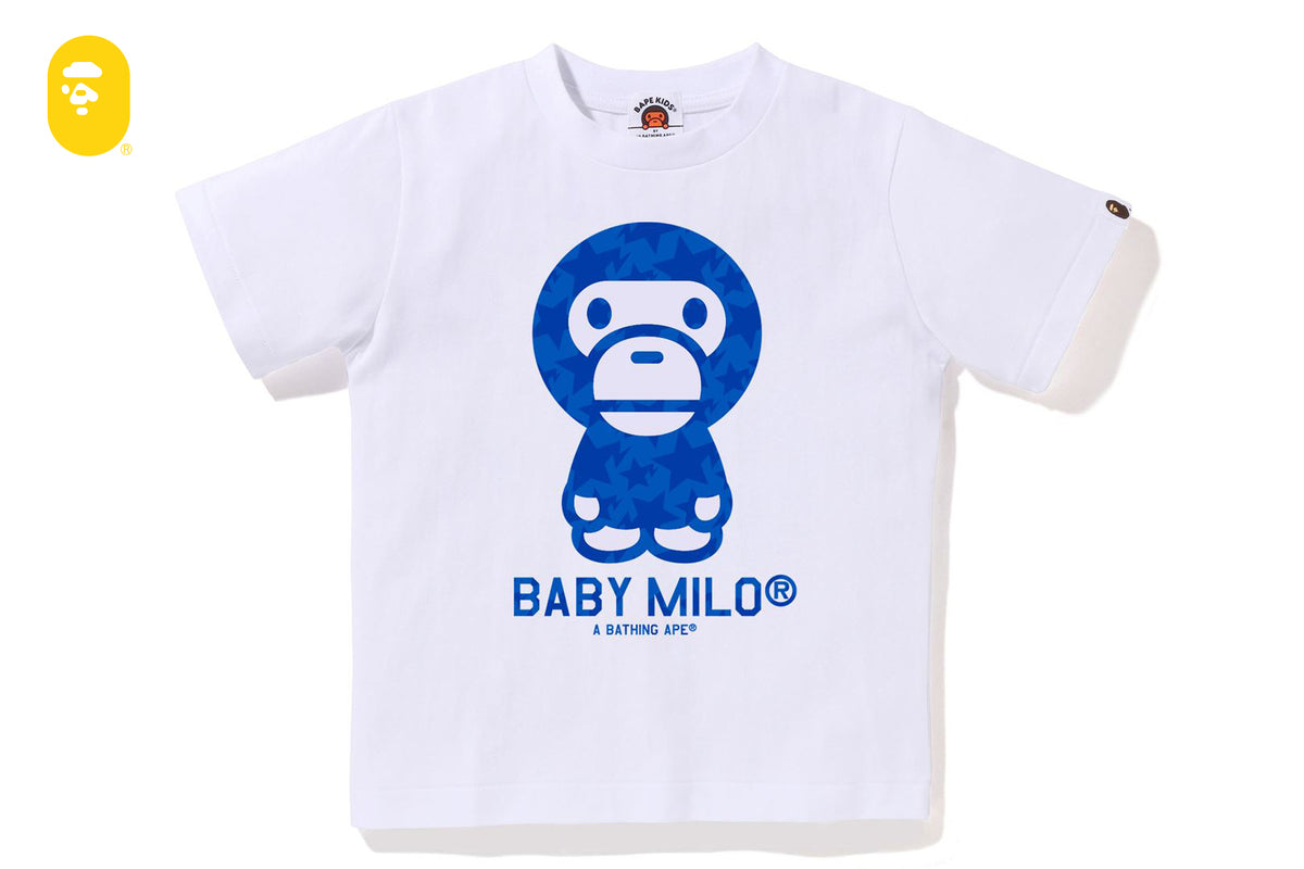 STA ALLOVER BABY MILO TEE | bape.com