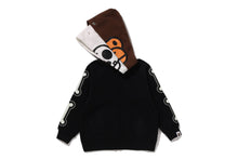 BABY MILO SKULL ZIP DOUBLE HOODIE