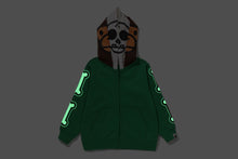 BABY MILO SKULL ZIP DOUBLE HOODIE