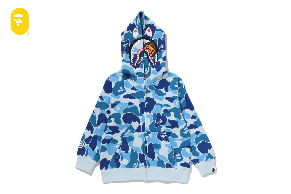 ABC CAMO MILO SHARK ZIP HOODIE | bape.com