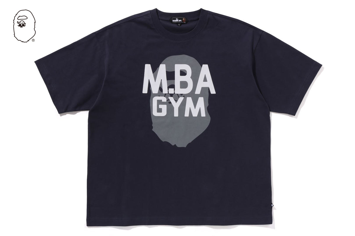 Mr. Bape グラフィックTシャツ ネイビー MR.BATHING APE LOGO TEE | bape.com