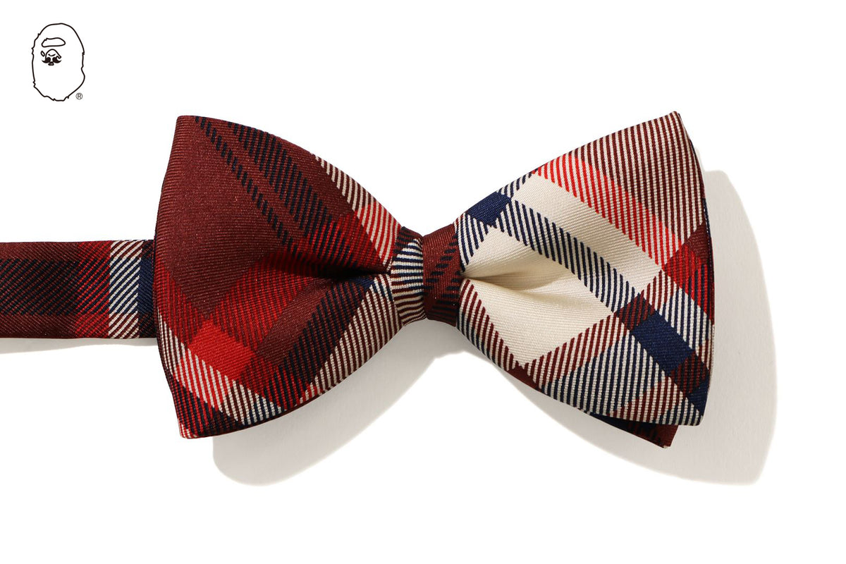 MR.BATHING APE BAPE CHECK BOW TIE | bape.com