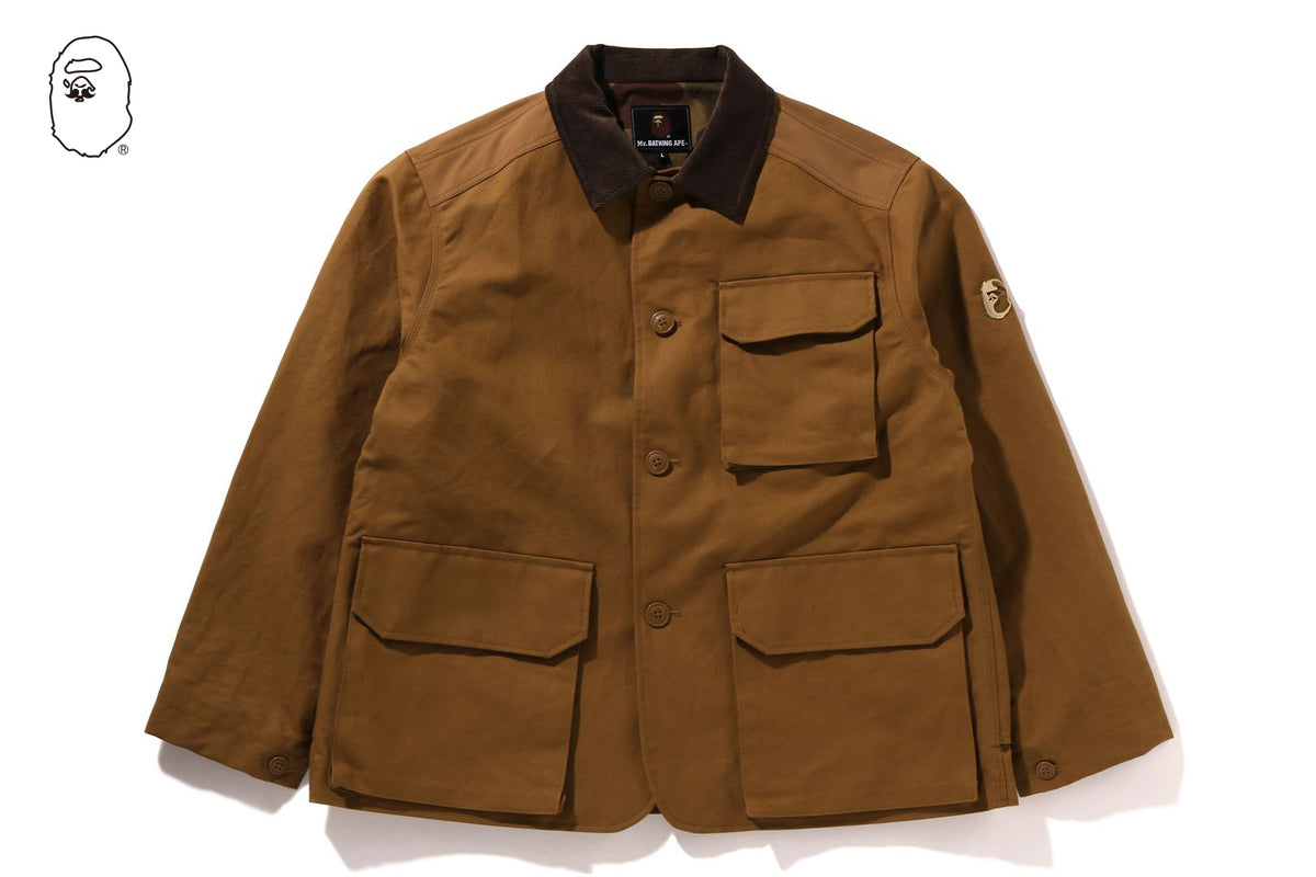 CANVAS HUNTING JACKET | bape.com