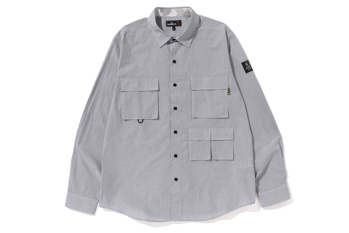 MR BATHING APE MULTI POCKET RELAXED FIT SHIRT | bape.com