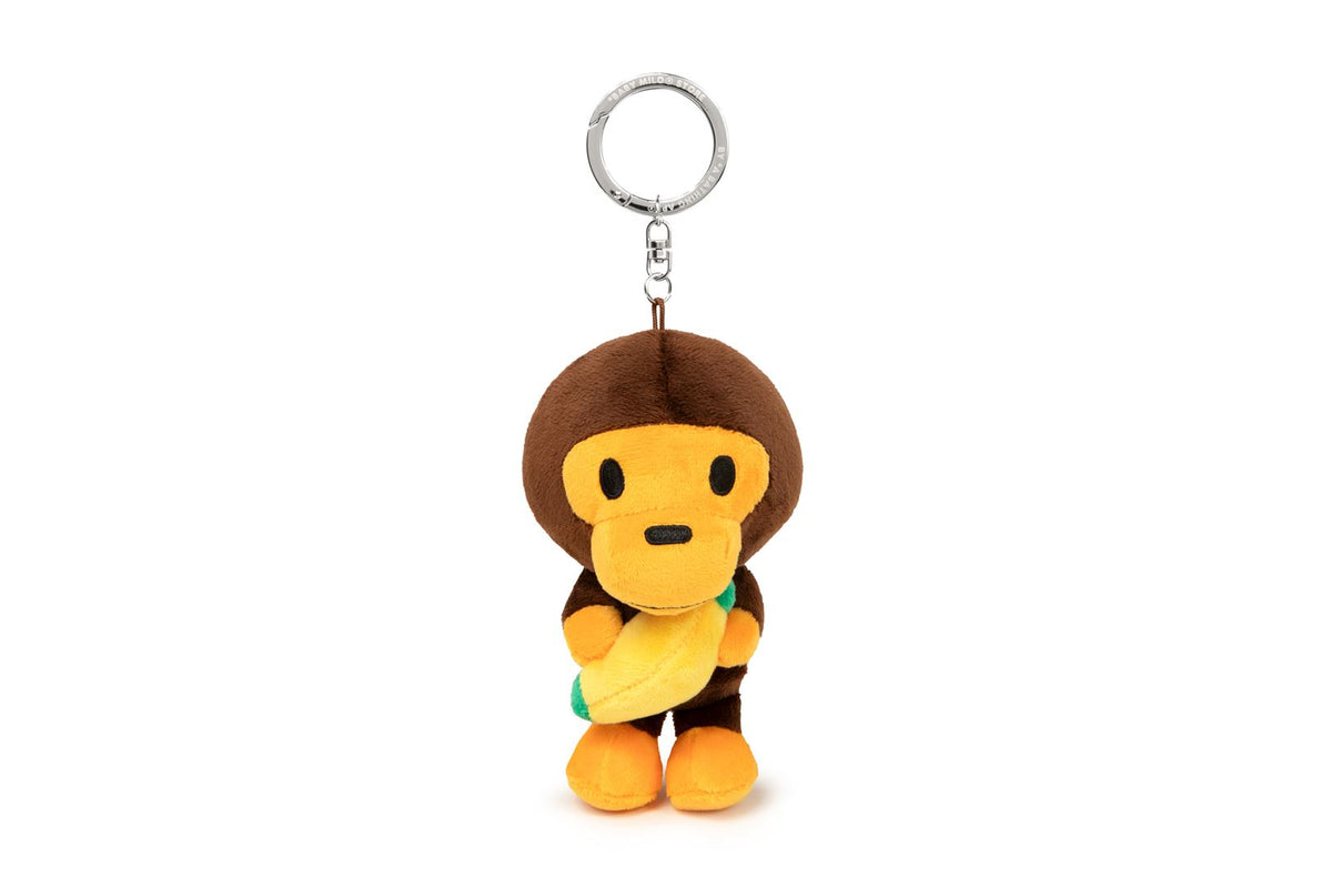 BABY MILO BANANA PLUSH DOLL KEYCHAIN 12CM | bape.com