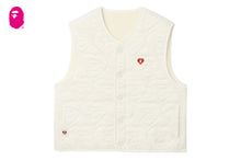 HEART QUILTED ARMY LINER VEST