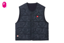 HEART QUILTED ARMY LINER VEST