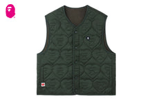 HEART QUILTED ARMY LINER VEST