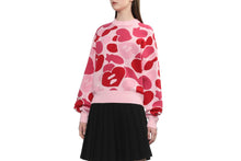 CAMO MONOGRAM BIRDSEYE JACQUARD SWEATER