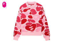 CAMO MONOGRAM BIRDSEYE JACQUARD SWEATER