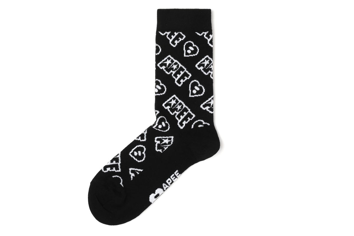 JACQUARD GRAPHIC SOCKS #1 | bape.com