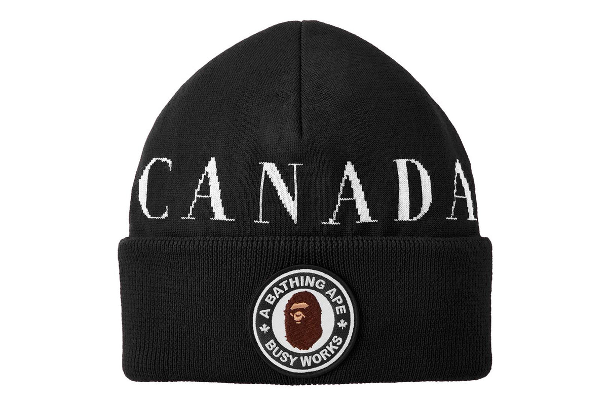 【 BAPE X CANADA GOOSE X CONCEPTS 】KNIT CAP | bape.com