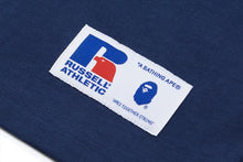 【 BAPE X RUSSELL 】COLLEGE TEE
