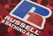 【 BAPE X RUSSELL 】COLOR CAMO TEE