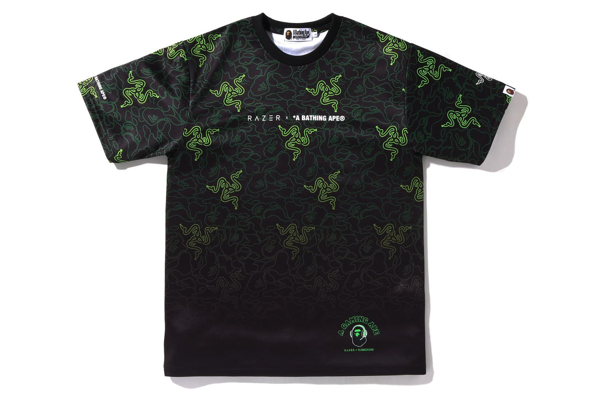 【 BAPE X RAZER 】NEON CAMO TEAM TEE | bape.com