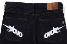 【 BAPE X OVO 】2008 TYPE-05 DENIM PANTS