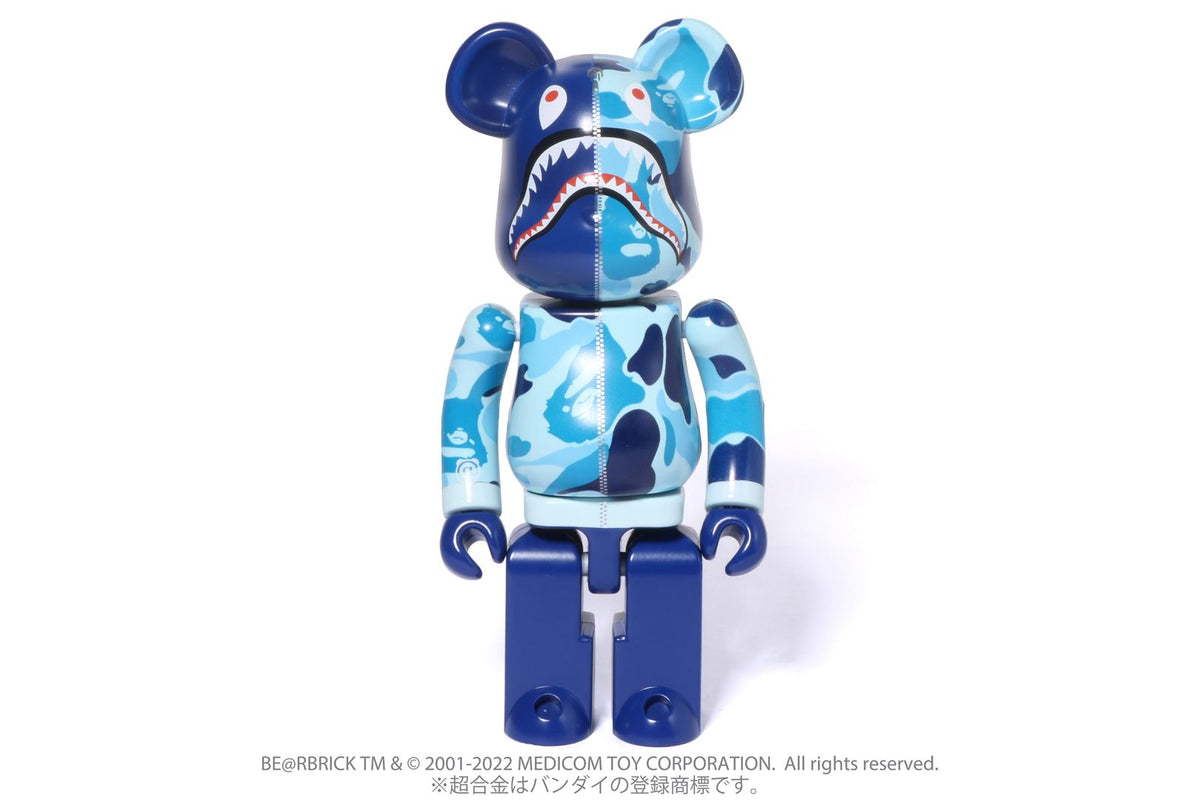 【 BAPE X MEDICOM TOY 】ABC CAMO SHARK BE@RBRICK ...