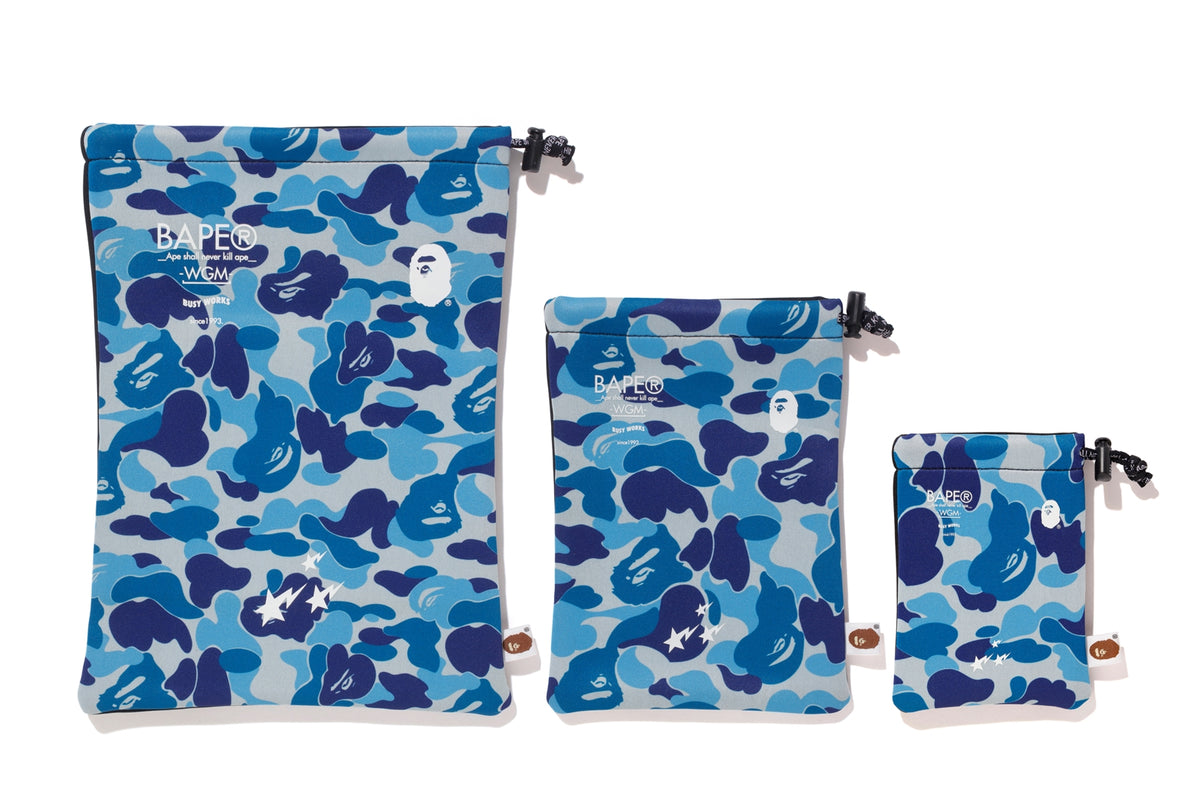 BAPE ABC CAMO POUCH SET 2024 of 3